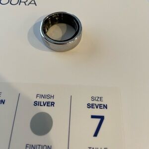Oura Ring Gen3 Size 7 Silver